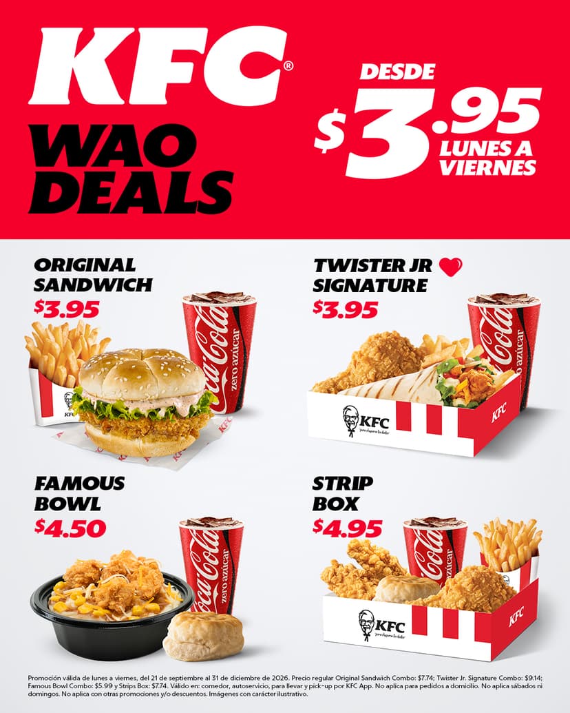 KFC WAO DEALS