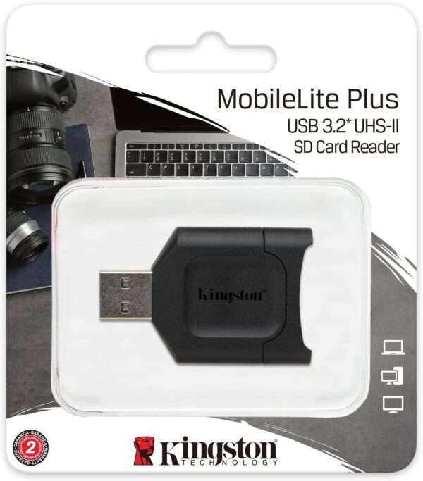 Kingston MobileLite Plus USB 3.2 microSDHC/SDXC UHS-II lector de tarjetas