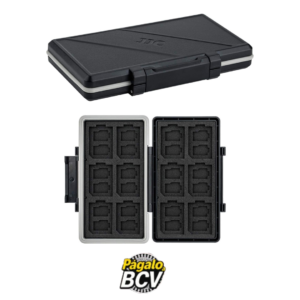 Estuche funda para tarjeta de memoria para tarjeta 12 sd y 24 microsd