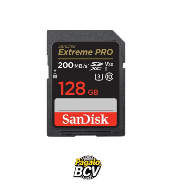 200mb/s 128Gb Tarjeta SanDisk Extreme PRO SDHC y SDXC UHS-I