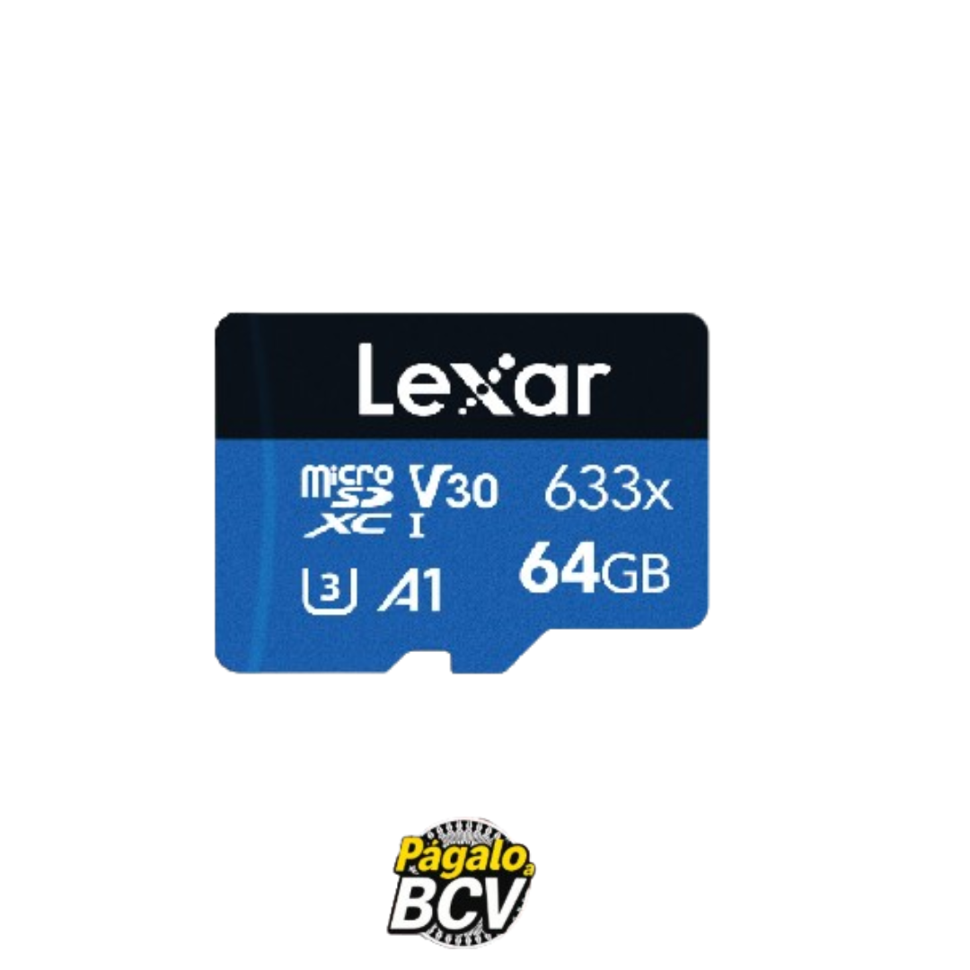 Memorias microsd lexar en Venezuela