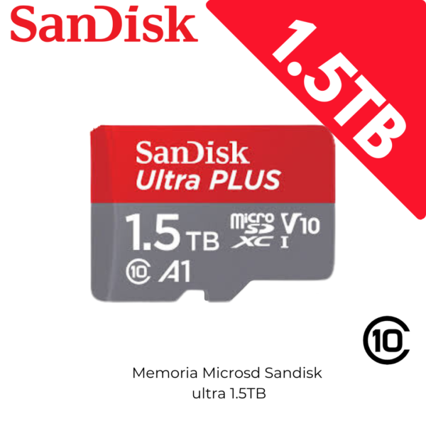 Memoria Microsd 1.5TB  Sandisk Ultra